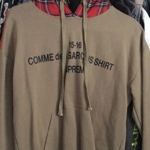 Comme des garcons supreme shirt
